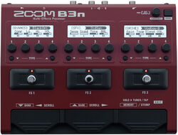 Pedalera multiefectos para bajo Zoom B3n Bass Multi-Effects