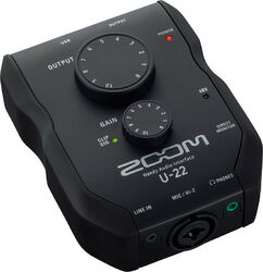 Interface de audio iphone / ipad Zoom U-22
