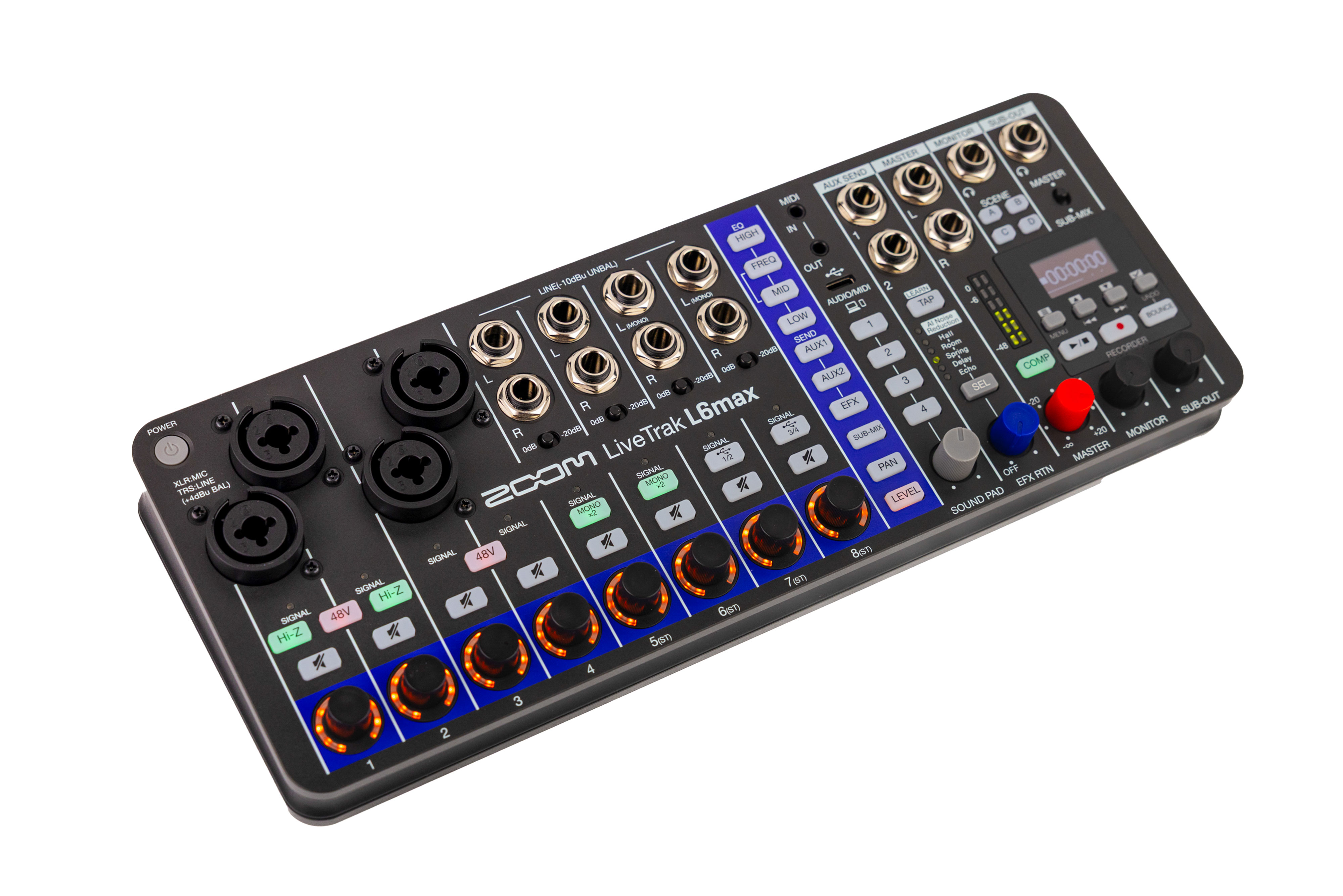 Zoom Livetrak L6max - Mesa de mezcla analógica - Variation 5