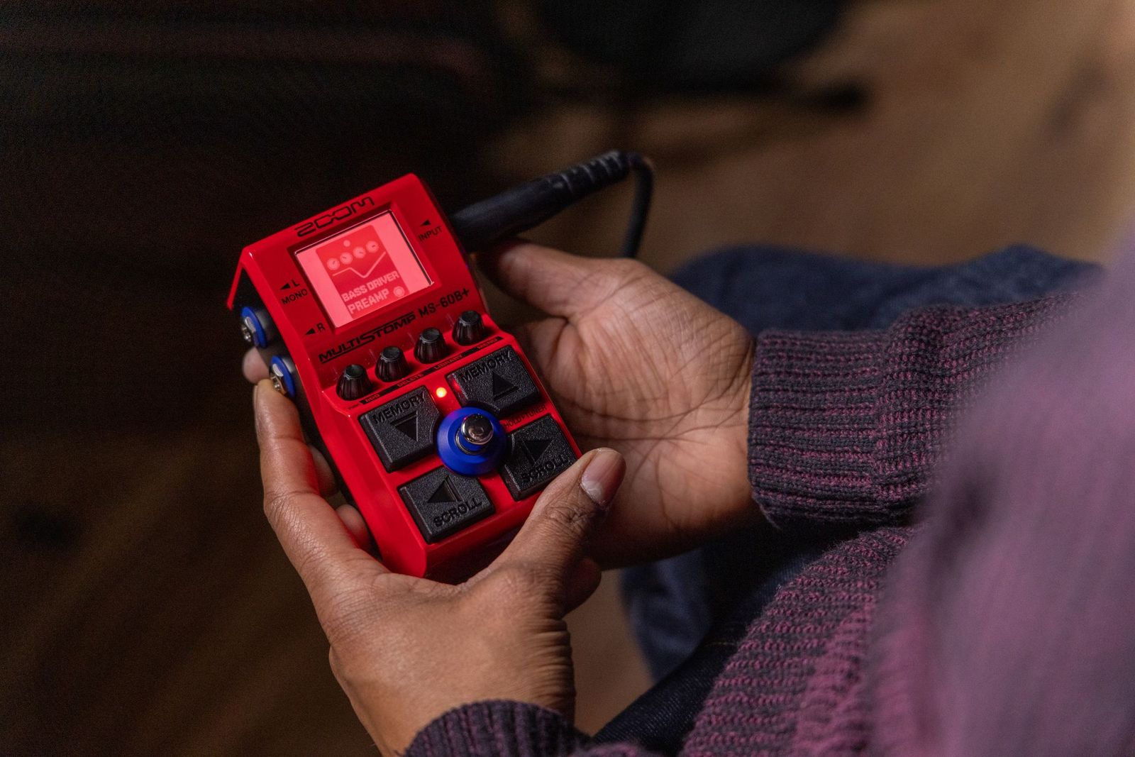 Zoom Ms-60b+ Multistomp - Pedalera multiefectos para bajo - Variation 6