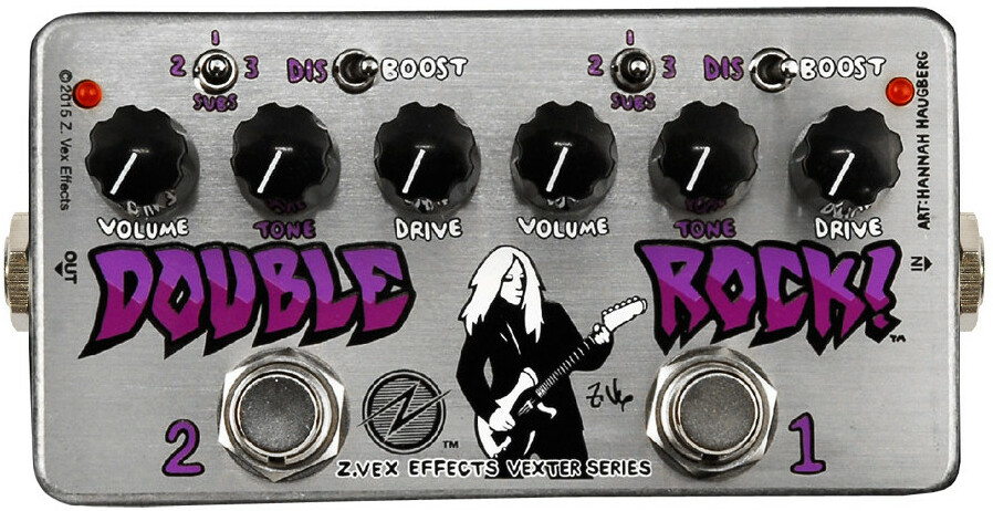 Zvex Double Rock Vexter - Pedal overdrive / distorsión / fuzz - Main picture